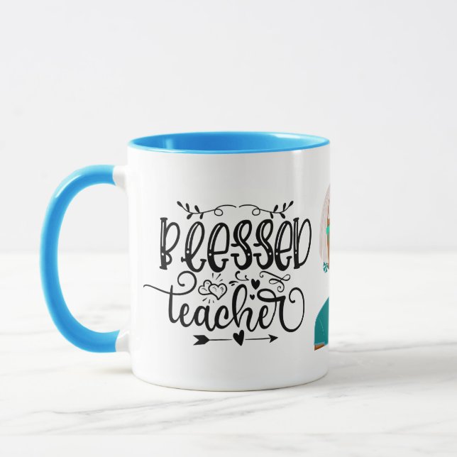 Taza Superhéroes del profesorado bendecidos (Izquierda)