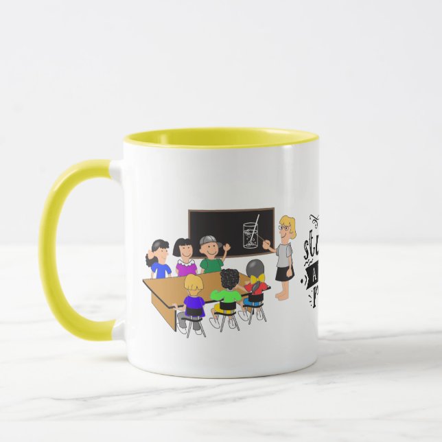 Taza Superhéroes docentes Mis estudiantes son la razón (Izquierda)