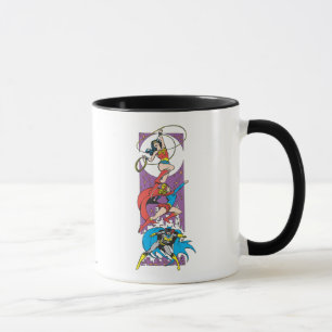 Taza Superheroínas En Acción