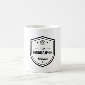 Taza superior del ganador del fotógrafo