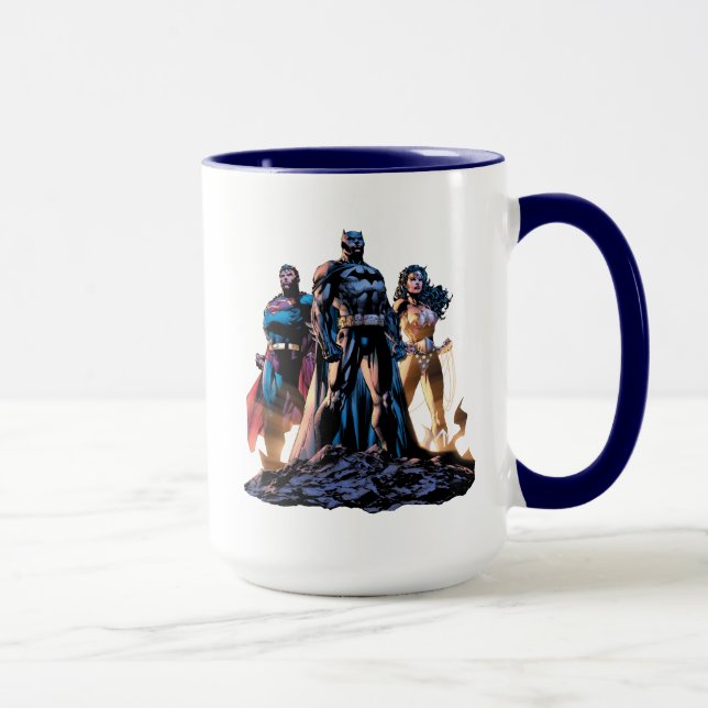 Taza Superman, Batman y la Trinidad de la Mujer Maravil (Derecha)