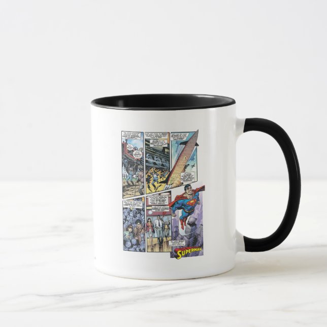 Taza Superman Comic Panel - Los orígenes de Clark 2 (Derecha)