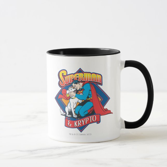 Taza Superman con Krypto (Derecha)