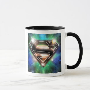 Taza Supermán estilizado  Logotipo de ráfaga brillant