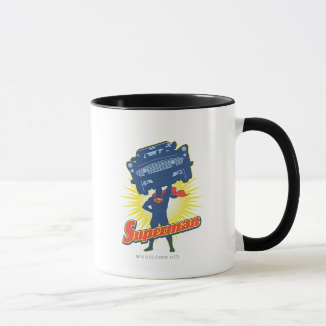 Taza Superman levanta un auto 2 (Derecha)