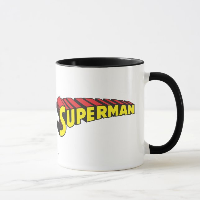 Taza Superman | Logo de las letras rojas amarillas (Derecha)