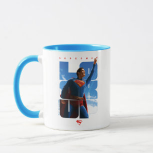 Taza Superman Look Up Pose