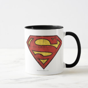 Taza Superman S-Shield   Logotipo Grunge