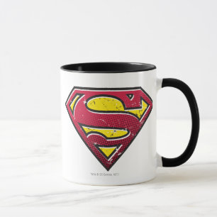 Taza Superman S-Shield  Logotipo Scratches