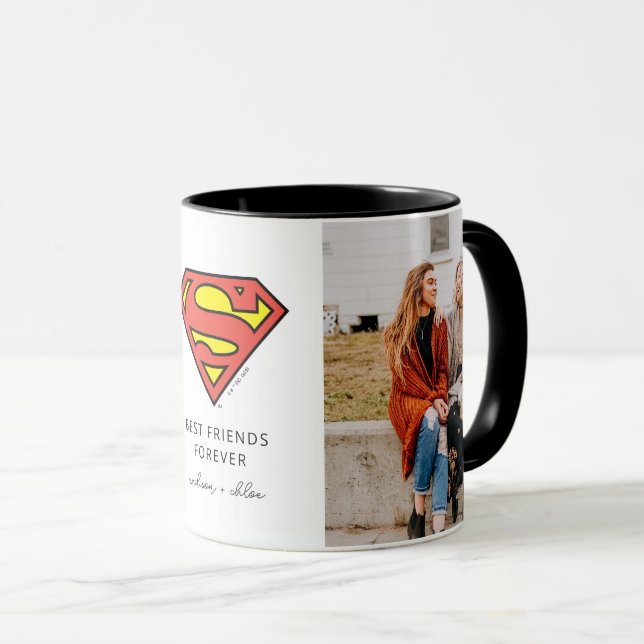 Taza Superman S-Shield | Mejor foto de amigos (Anverso derecho)