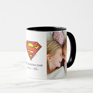 Taza Superman S-Shield Mejor foto de la abuela