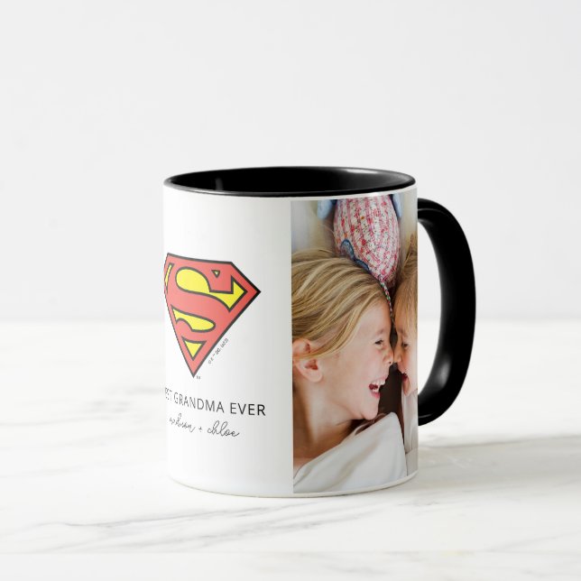 Taza Superman S-Shield | Mejor foto de la abuela (Anverso derecho)