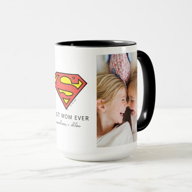 Taza Superman S-Shield | Mejor foto de mamá (Anverso derecho)