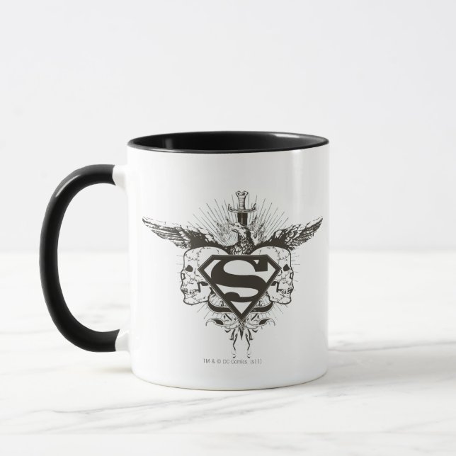 Taza Superman Stylized | Logo de Skulls (Izquierda)