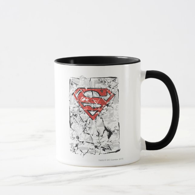 Taza Superman Stylized | Logotipo de historieta arruina (Derecha)