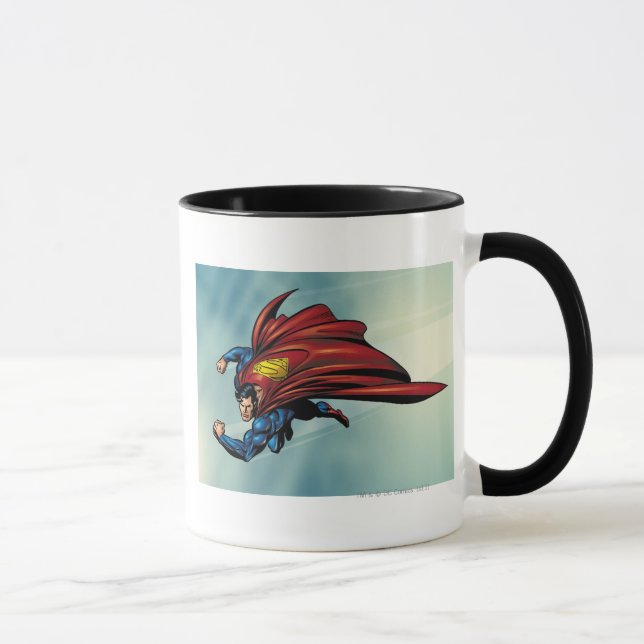 Taza Superman vuela con capa (Derecha)