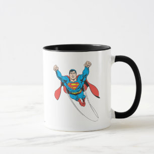 Taza Superman vuela hacia adelante