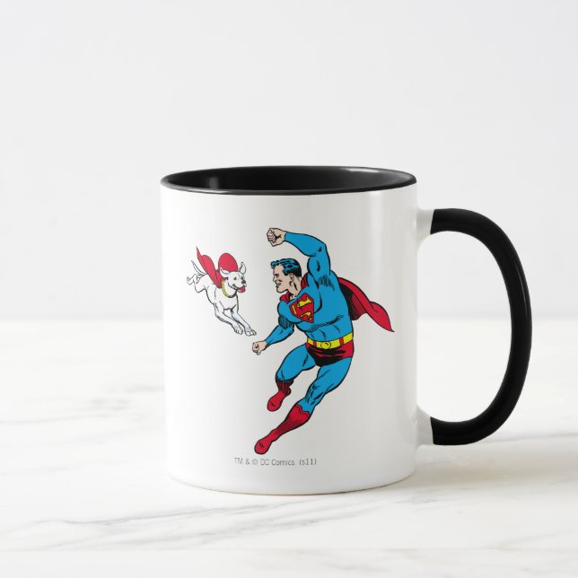Taza Superman y Krypto 2 (Derecha)