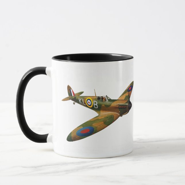 Taza Supermarine Spitfire | WW2 Plane (Izquierda)