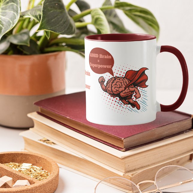 Taza Superpotencia cerebral del TDAH (Subido por el creador)