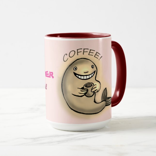 Taza Superpotencia para mamá ballena Mug (Anverso derecho)