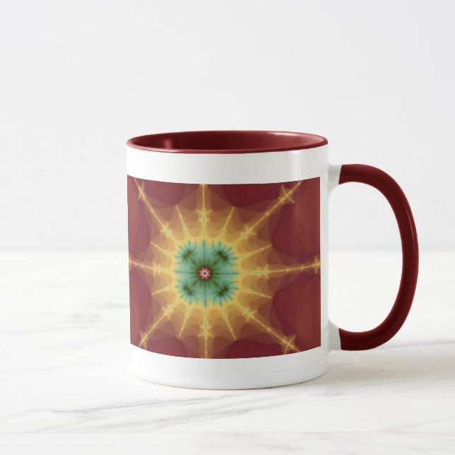 Taza Superstar - Arte fractal (Derecha)