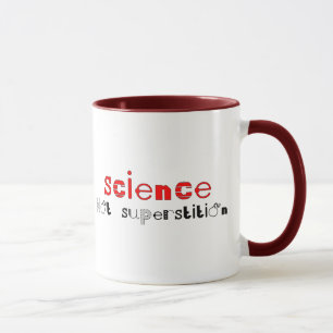 Taza Superstición de la ciencia no