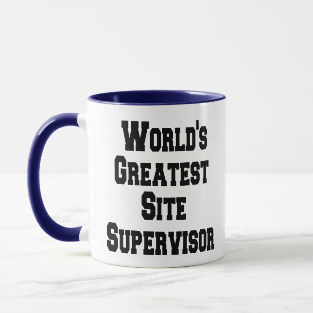 Taza Supervisor de sitio más grande del mundo (Izquierda)