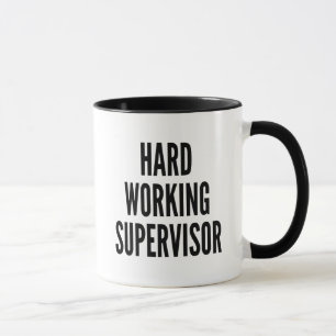 Taza Supervisor de trabajo duro