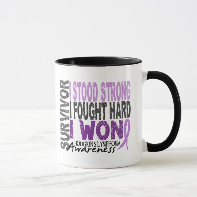 Taza Superviviente 4 de la linfoma de Hodgkin del (Derecha)