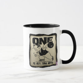 Taza Superviviente divertido del cáncer testicular