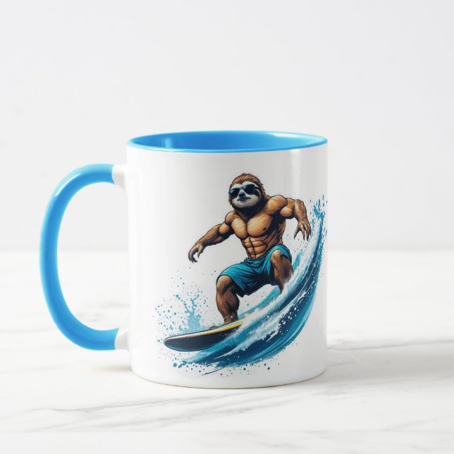 Taza Surf Sloth Mug (Izquierda)
