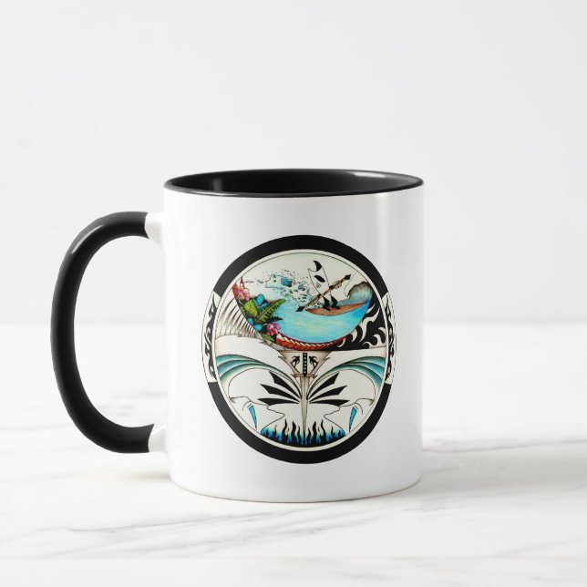 Taza Surf tropical Mandala (Izquierda)