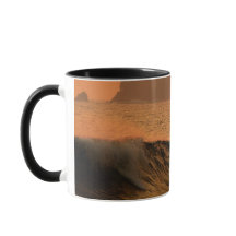 Surfer at sunset in Mexico