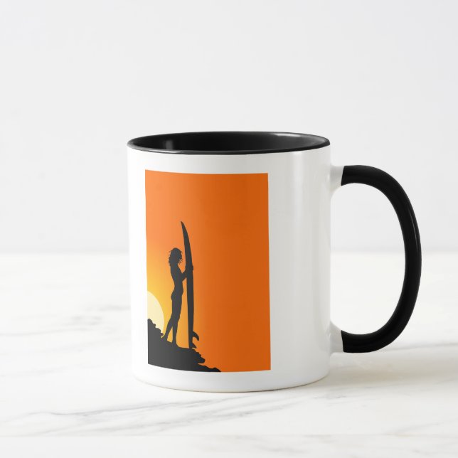 Taza Surfer Chica Mug (Derecha)