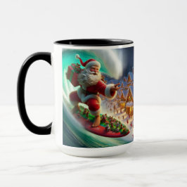 Taza Surfing Santa llega a los Navidades del pueblo