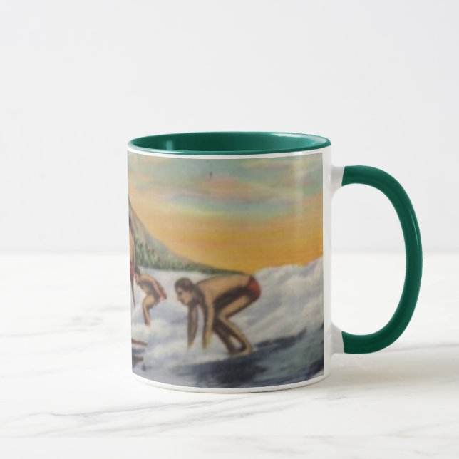 Taza SURFING WAIKIKI mug (Derecha)