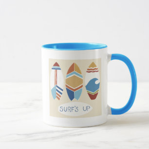 Taza ¡Surf's Up! Surfboards