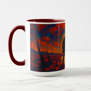 Taza Surreal Dreamscape Mug - Un Visionario Sip de Imag