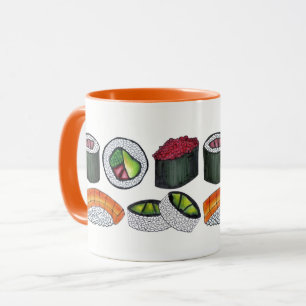 Taza Sushi California Spicy Tuna Roll de comida japones