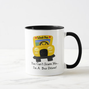 Taza Susto del conductor del autobús (personalizable)