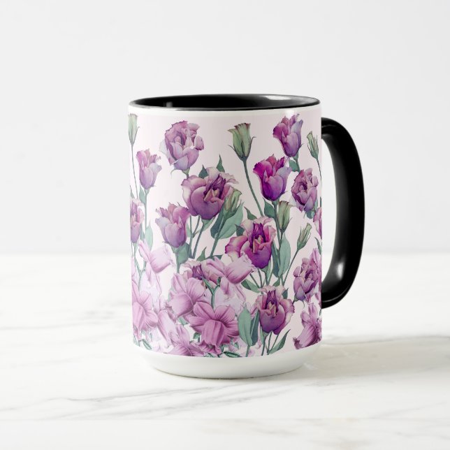 Taza Susurros de floral acuática de primavera (Anverso derecho)