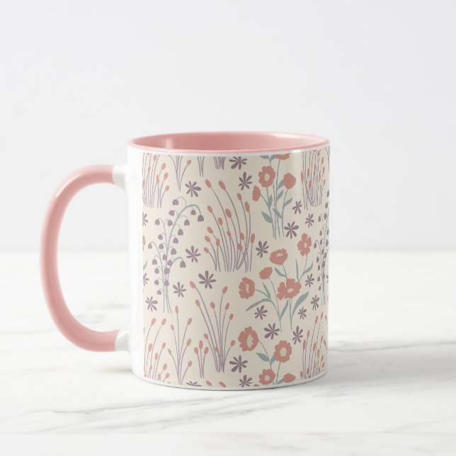 Taza Susurros de flores silvestres de primavera (Izquierda)