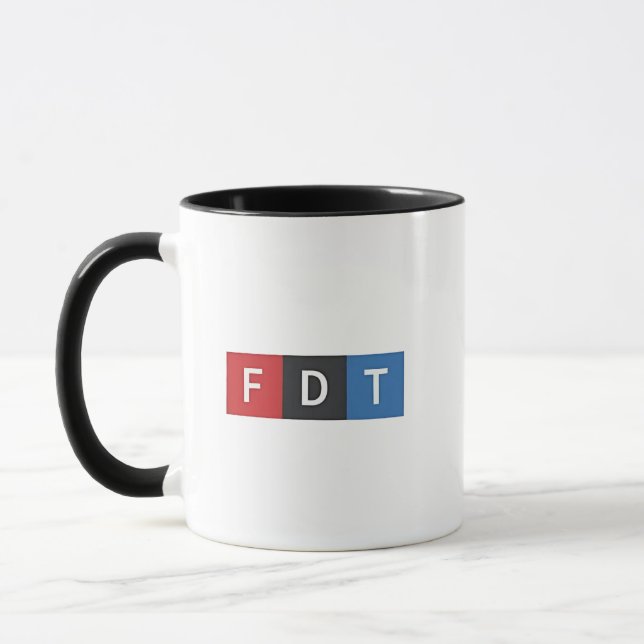 Taza Sutiles antidemócratas anti-Maga del FDT (Izquierda)