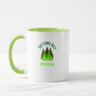 Taza Sutton Bay Michigan Hometown Coffee Mug