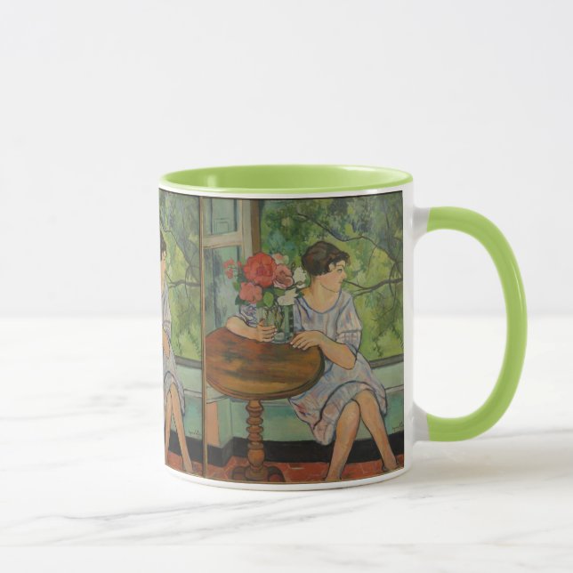 Taza Suzanne Valadon joven Chica frente a una ventana (Derecha)