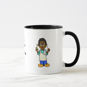 Taza SWAG de barbero negro