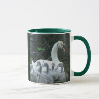 Taza Swan y Cygnets Mug de Irlanda