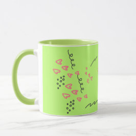 Taza Sweet Hearts & Sunflowers Valentine's Day Mug
