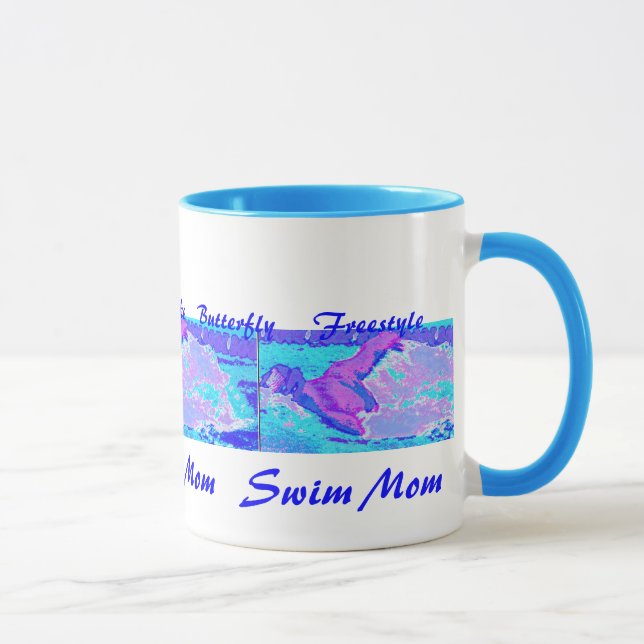 Taza Swim Mom Coffee Mug (Derecha)